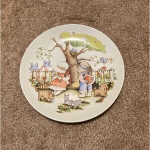 Vtg 1991 Watkins Country Kids Be My Valentine Collectors Dessert Plate